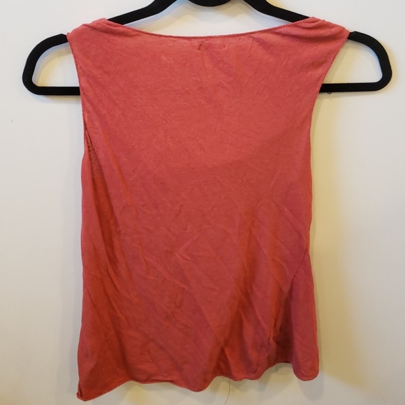 Maxstudio tank with twist strap. Orange size small - Picture 2 of 4